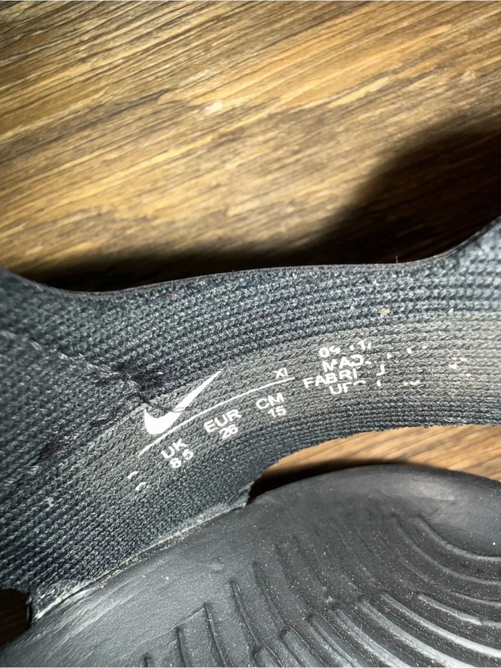 Nike Kids' Black Water-Friendly Sandals